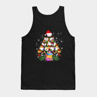 Baseball Christmas Tree Lights Xmas For Christmas Baseball Tank Top